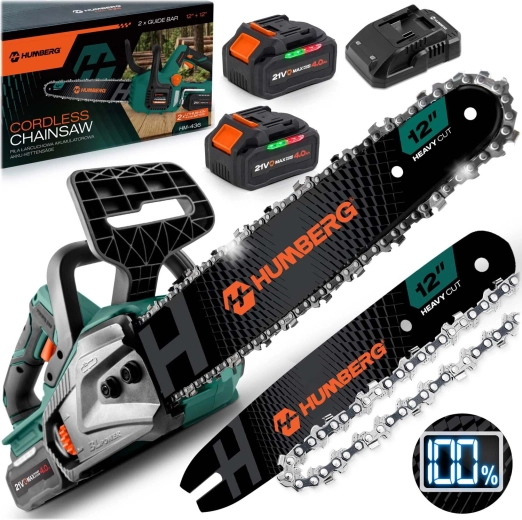 Cordless chain saw Humberg 12" brushless HM-436