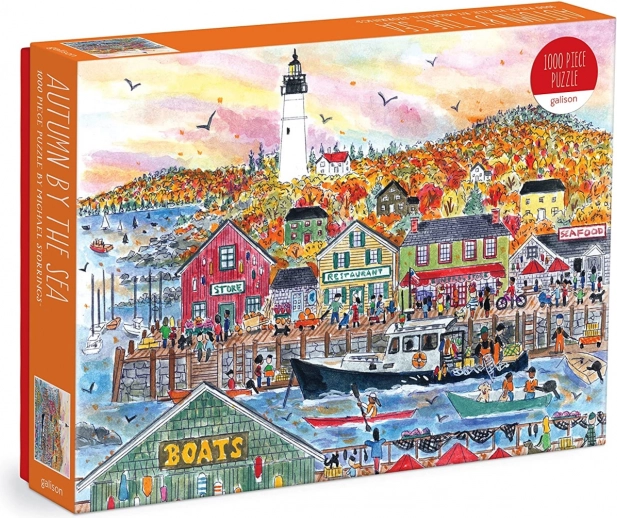 Automne au bord de la mer – puzzle 1000 pièces GALISON