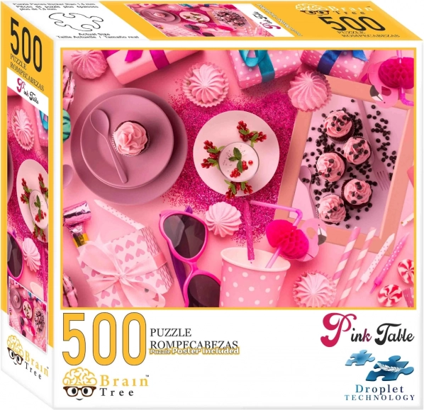 Puzzle Brain Tree Rose dressée 500 pièces