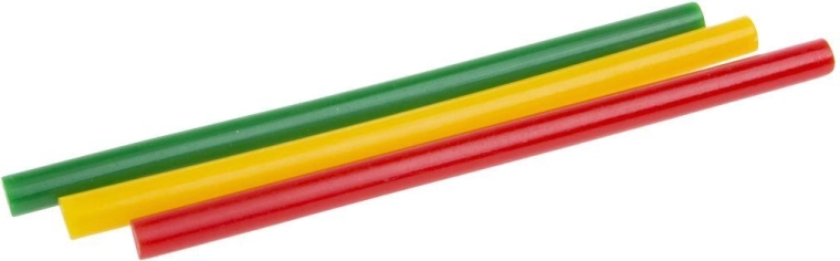 Gekleurde smeltlijmstiften voor lijmpistool 11,2 × 200 mm (10 stuks)