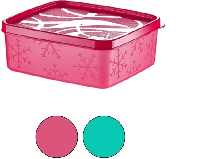 Rechthoekige No-Frost vriesdoos 0,65 l