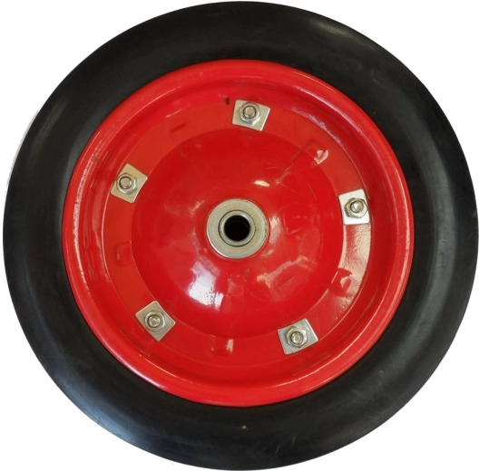 Volrubberen wiel voor tuin kruiwagen 320 mm