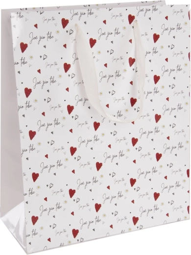 Gift paper bag “Just for you” 26 × 12 × 32 cm