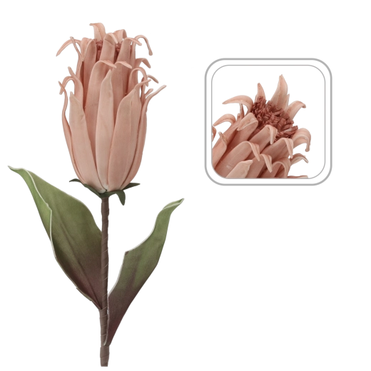 Decorative flower 76 cm pink