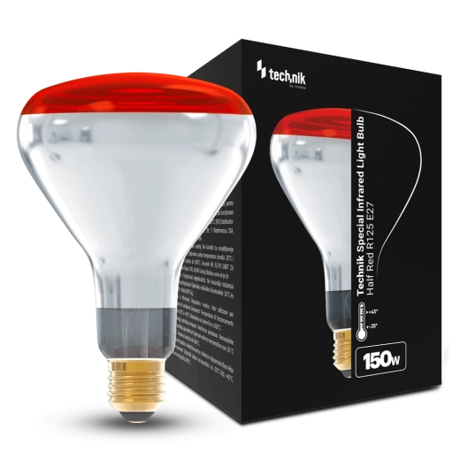 Infrared half-red bulb R125 150 W E27