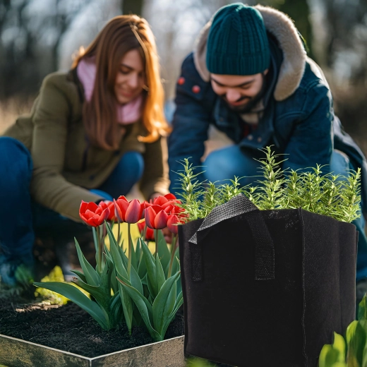 Fabric grow bag with handles 11.5 L