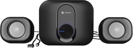 Speakers Natec PUG 11W RMS 2.1 black