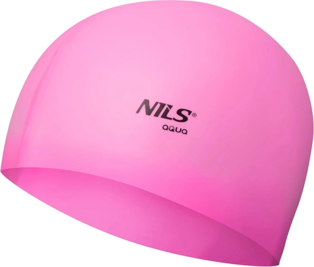 Bonnet de bain en silicone NILS Aqua rose clair