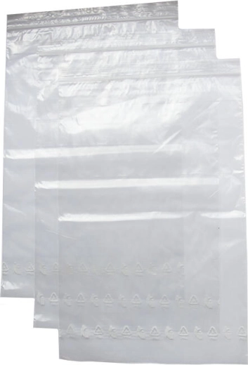 Sachet à fermeture rapide en LDPE 20 × 30 cm transparent (100 pcs)