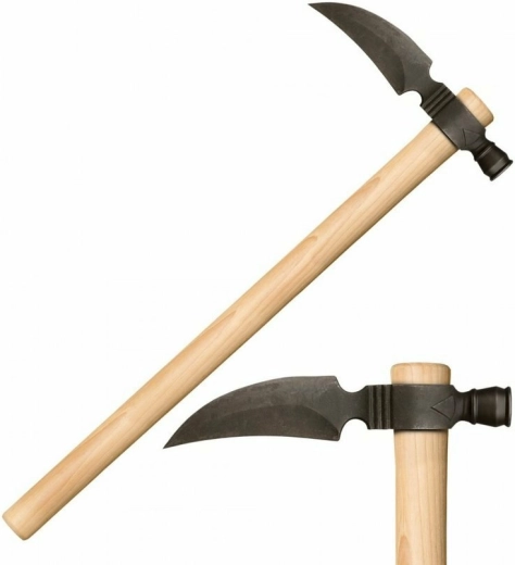 Tomahawk Cold Steel Spontoon Hawk met punt, houten handgreep 22,2 cm