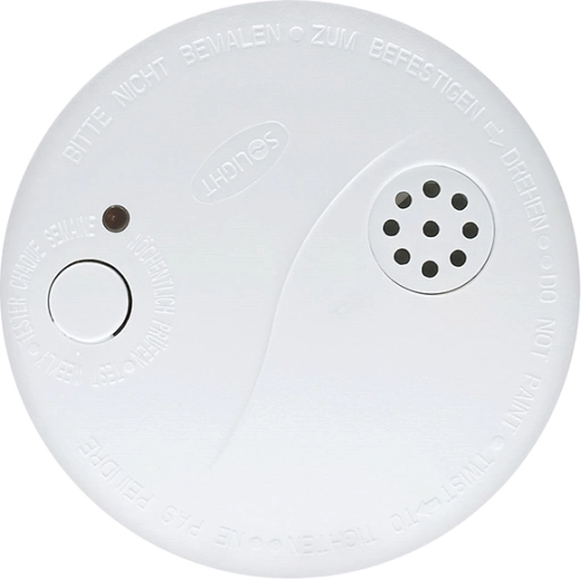 Solight smoke detector with 85 dB alarm, white, with 9V battery - 1 piece