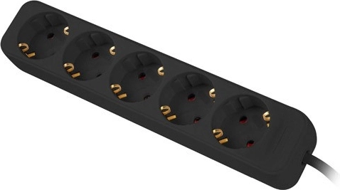 Extension strip 3m 5x230V c PS0-05F-0300-BK