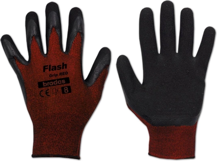 Arbeitshandschuhe FLASH GRIP aus Latex, Größe 6