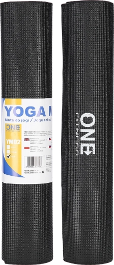 Tapis de yoga ONE Fitness YM02 noir