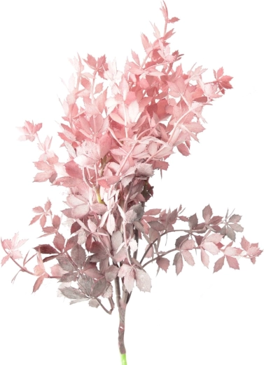 Decorative plastic sprig, burgundy, 63 cm