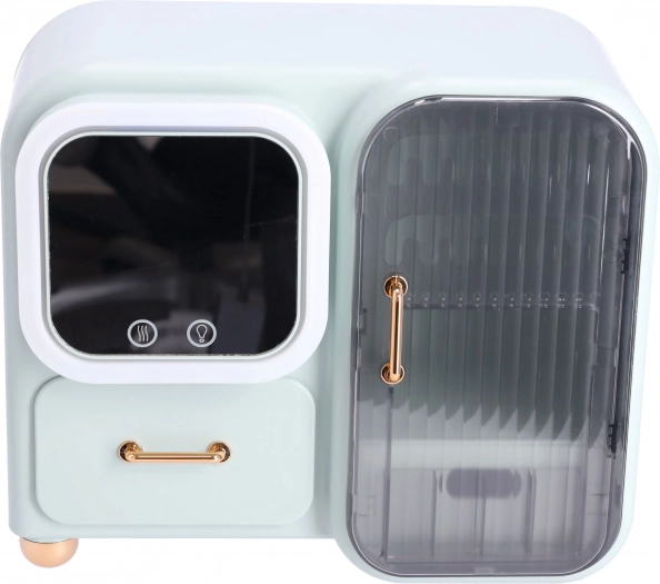 Organiseur pour cosmétiques et bijoux - vert clair