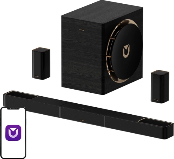 Ultimea Skywave X70 Soundbar with Dolby Atmos and Wireless Subwoofer