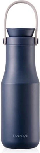 Thermos en acier inoxydable avec anse LOCKnLOCK Metro 470 ml bleu