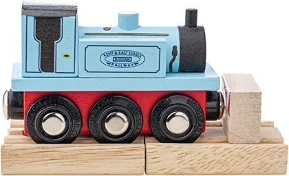 Bigjigs Rail locomotive en bois Terrier – bleu