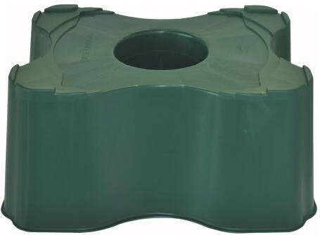 Stand for square rainwater barrel 200–300 l, height 33 cm, HDPE