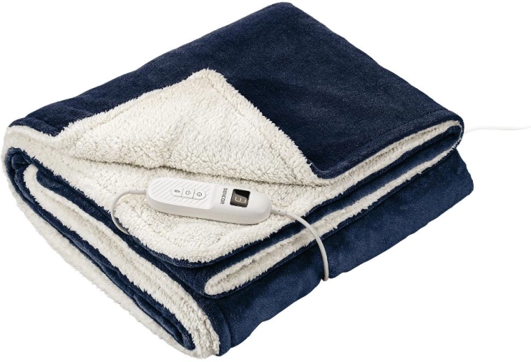 Sencor Heizdecke mit Sherpa-Lammfell