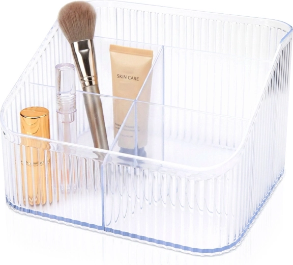 Organiseur transparent pour cosmétiques Eleganza 18 × 15 × 11 cm