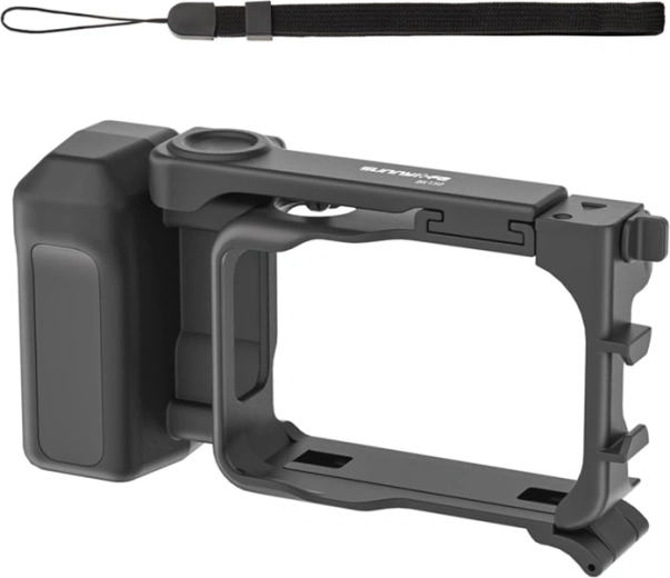 Sunnylife vlogset voor Insta360 GO Ultra met nekkoord en cold shoe-adapter (zwart)