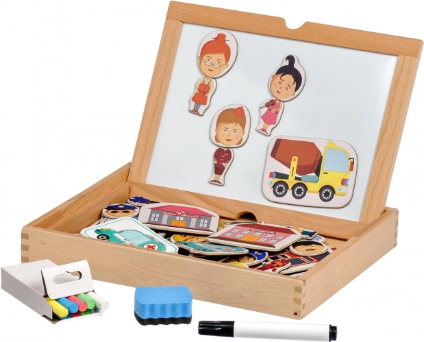 Magnetic Suitcase Game – Can You Guess My Job? LUCY & LEO