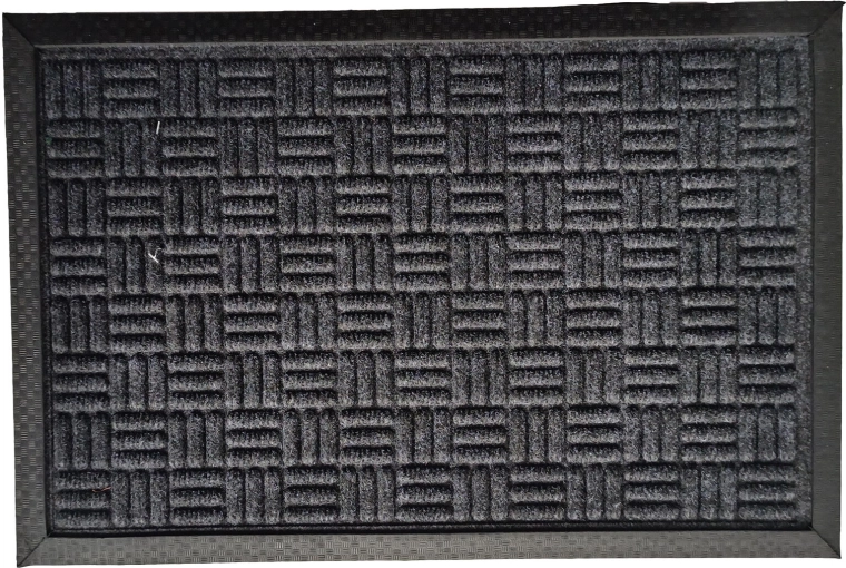 Deurmat van rubber en polypropyleen 40 × 60 cm, gemêleerd, mix van kleuren