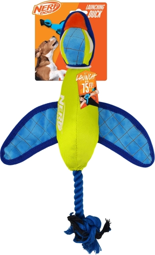 Nerf Dog Nylon-Apportierente mit raschelnden Flügeln 42 cm