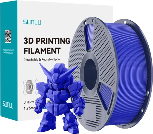 Sunlu PLA+ 2.0 filament pro 3D-printen 1,75 mm – klein blue (blauw)