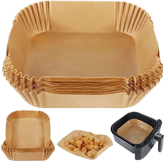 Paper liner for air fryer 16 × 16 × 4.5 cm (50 pcs)