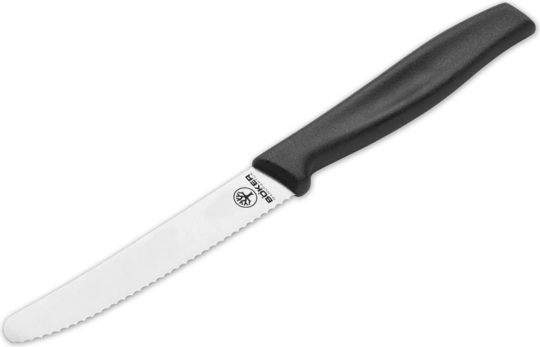 Couteau de cuisine à sandwich Böker Manufaktur Solingen 10,5 cm, noir