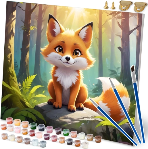 Paint by Numbers 40 × 50 cm – Fox MASSIDO