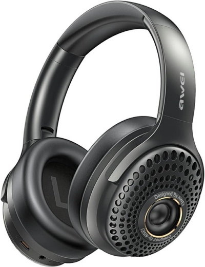 Draadloze over-ear hoofdtelefoon AWEI AT30 Bluetooth 6.0 zwart
