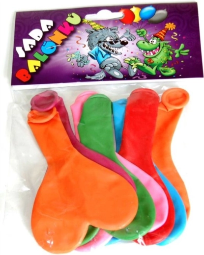 Ballons gonflables en forme de cœur, 7 pièces