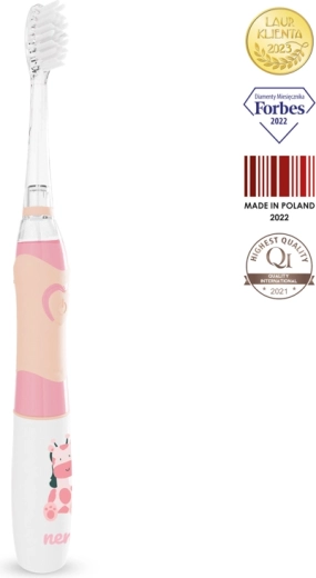 Brosse à dents électrique pour enfants Neno Fratelli rose (6+)