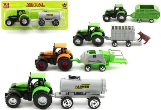 Tracteur avec remorque pour enfants