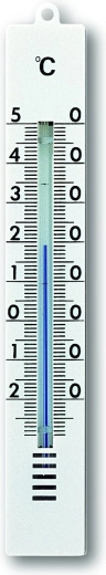 TFA analoge thermometer voor binnen/buiten, wit kunststof