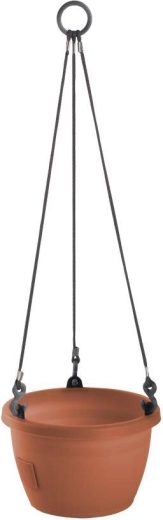 Zelfwaterende hangbak MARINA 30, terracotta