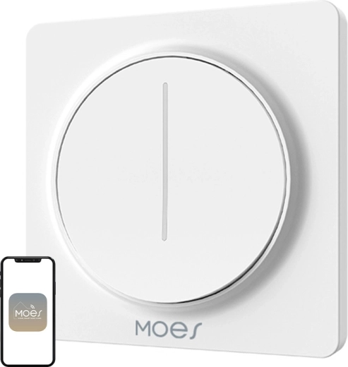 Moes ZigBee aanraakdimmer voor verlichting wit - 1 stuk