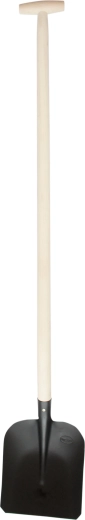 Stalenschop voor stal met T-greep 120 cm, zwart