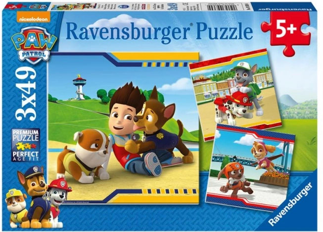 Puzzle Ravensburger Paw Patrol Best Friends 3×49 pièces