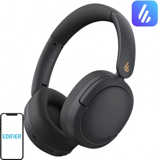 Edifier W800BT Pro Wireless Headphones with ANC – Black