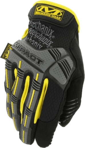 Mechanix Handschuhe M-Pact, Größe L, schwarz-gelb