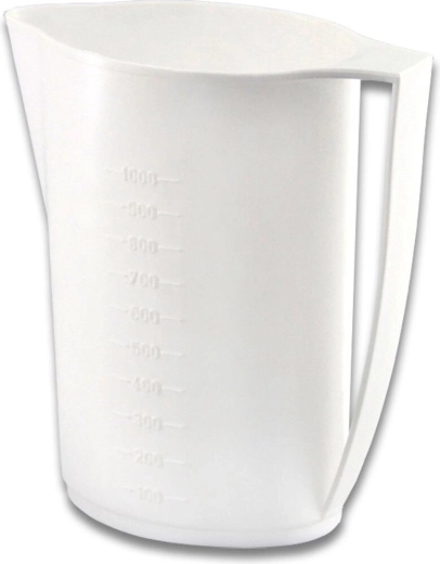 Jug for bagged milk 1 l, plastic, mix of colors