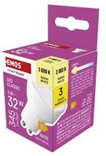 LED-lamp GU10 MR16 3 W warm wit 345 lm