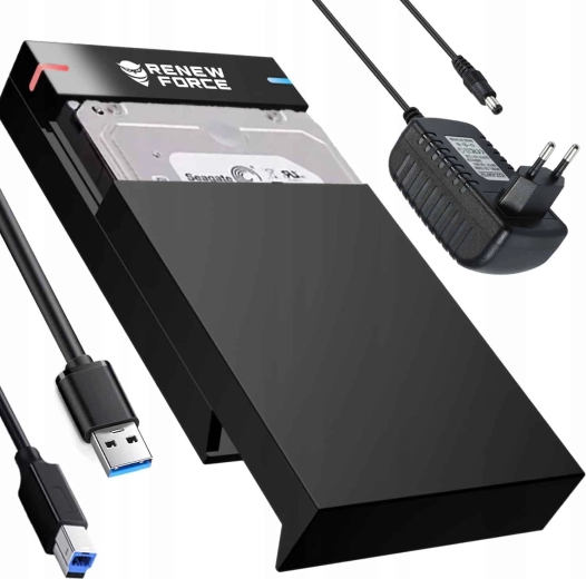 Boîtier externe USB 3.0 Renew Force Pro pour HDD/SSD SATA 2,5" et 3,5"