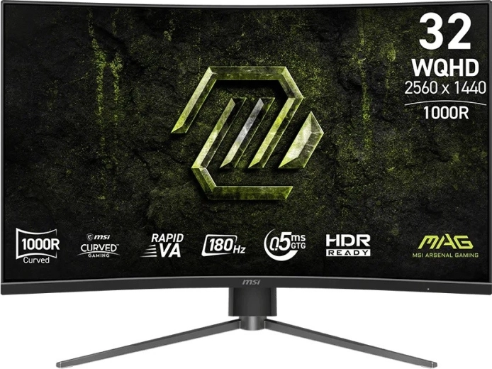 MSI MAG 325CQPF 31.5" curved WQHD gaming monitor 180 Hz