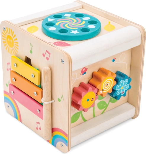 Educatieve houten activiteitenkubus Le Toy Van
